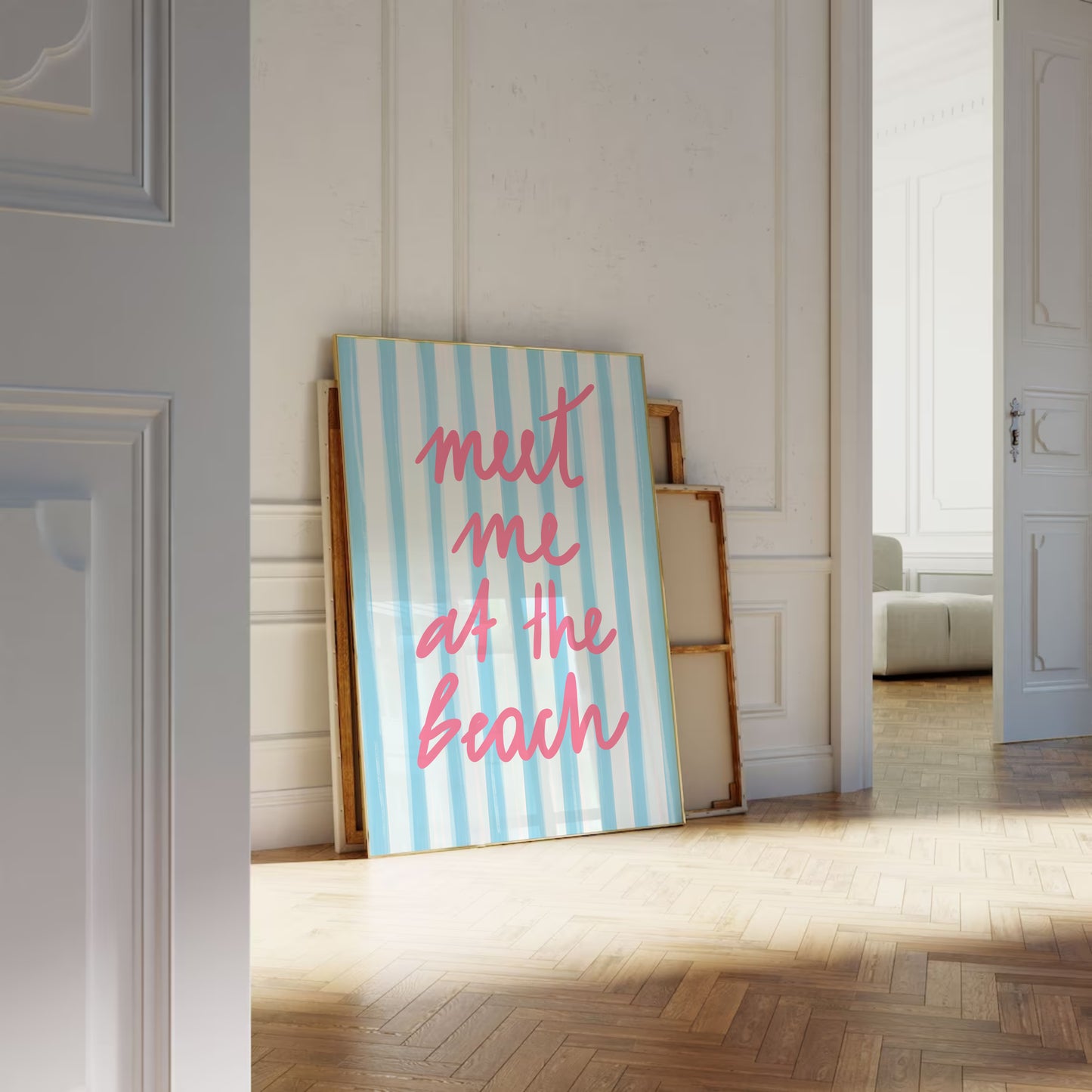 Meet Me At The Beach Print