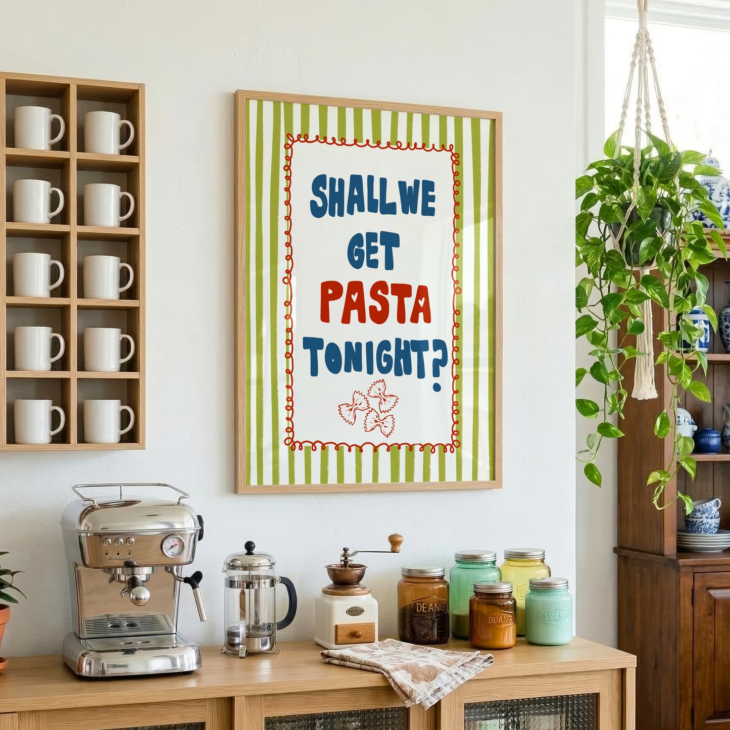 Shall We Get Pasta Tonight Print