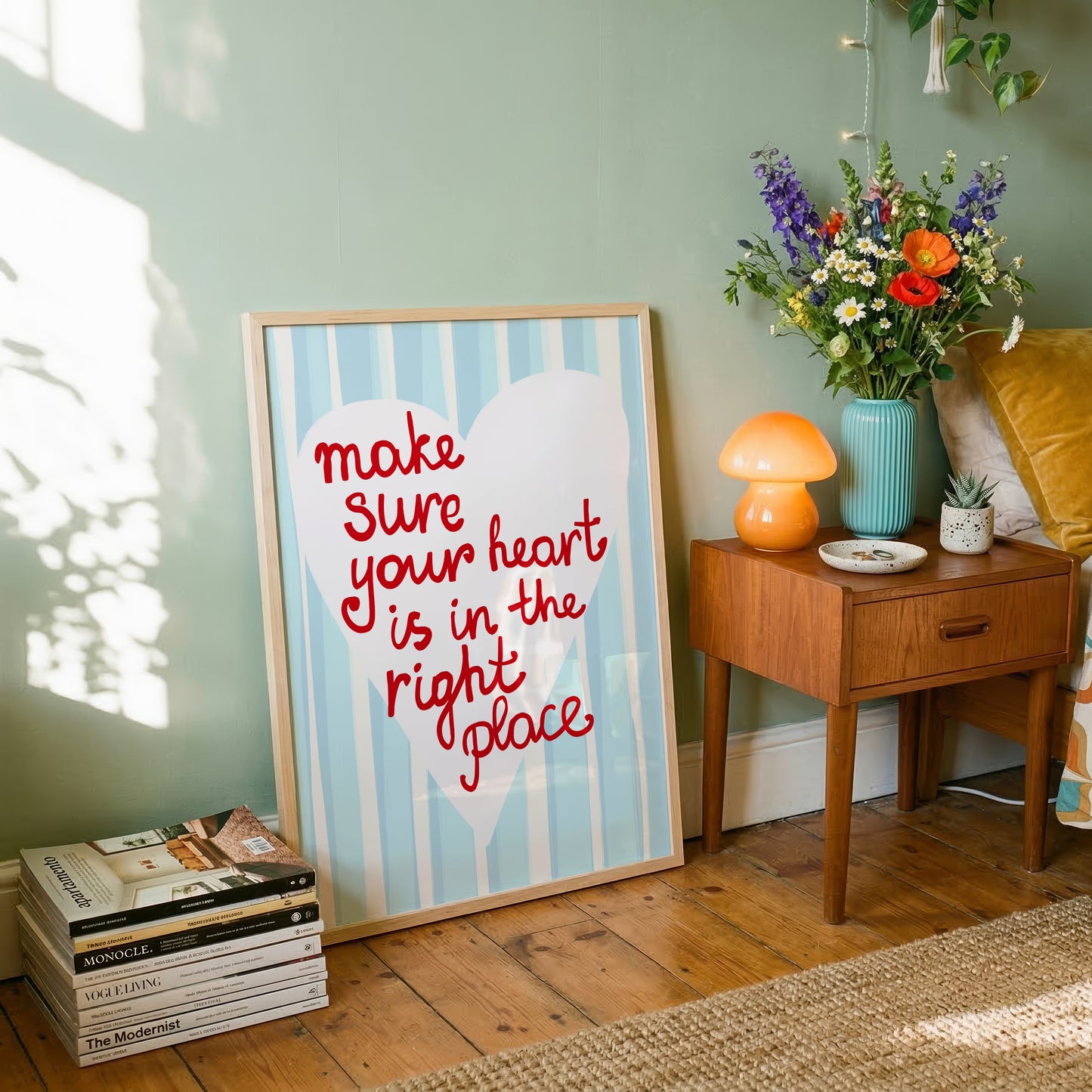 Heart Is In The Right Place Print