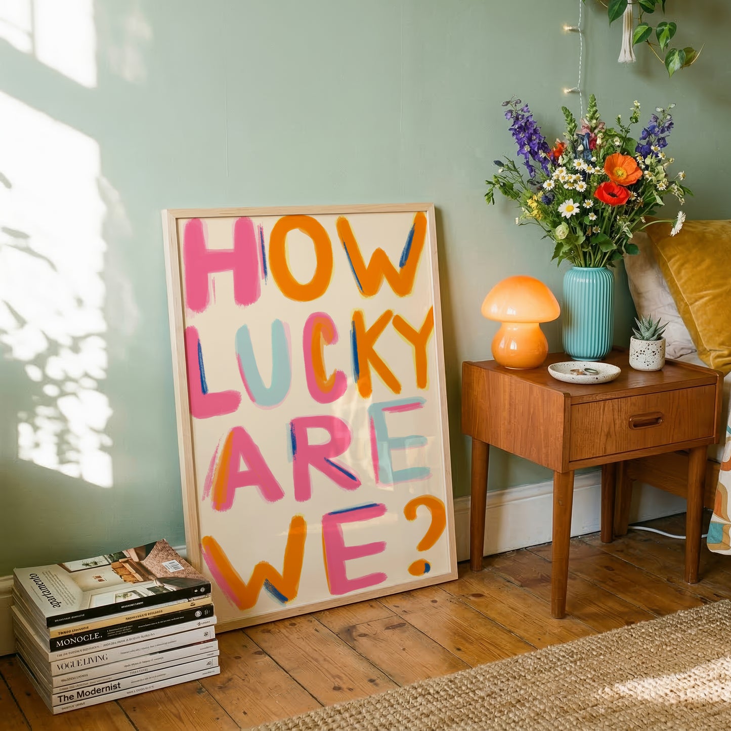 How Lucky Are We Print