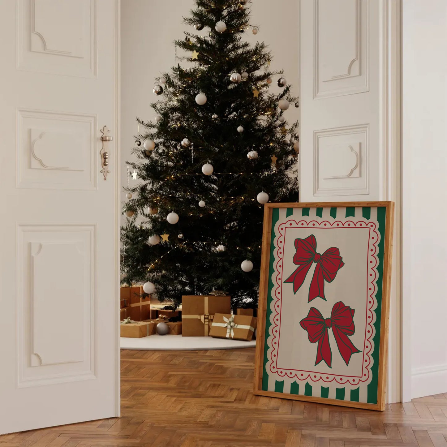 Christmas Bows Print