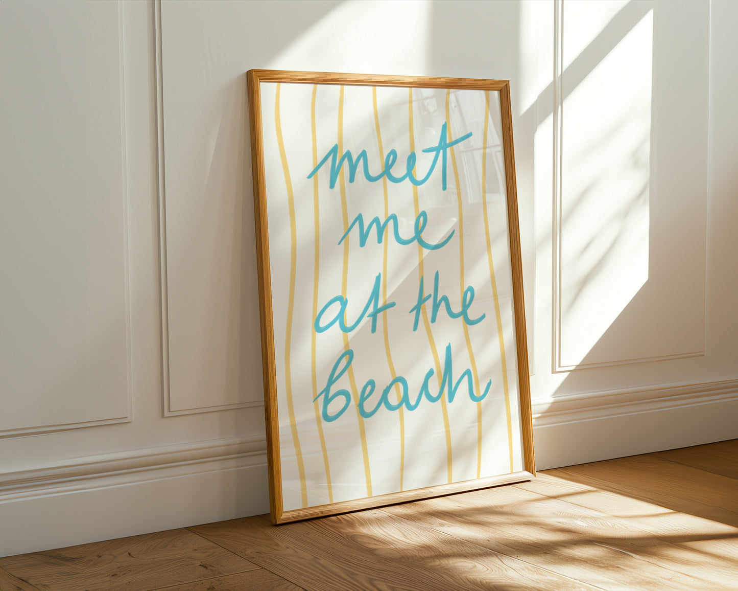 Meet Me At The Beach Print