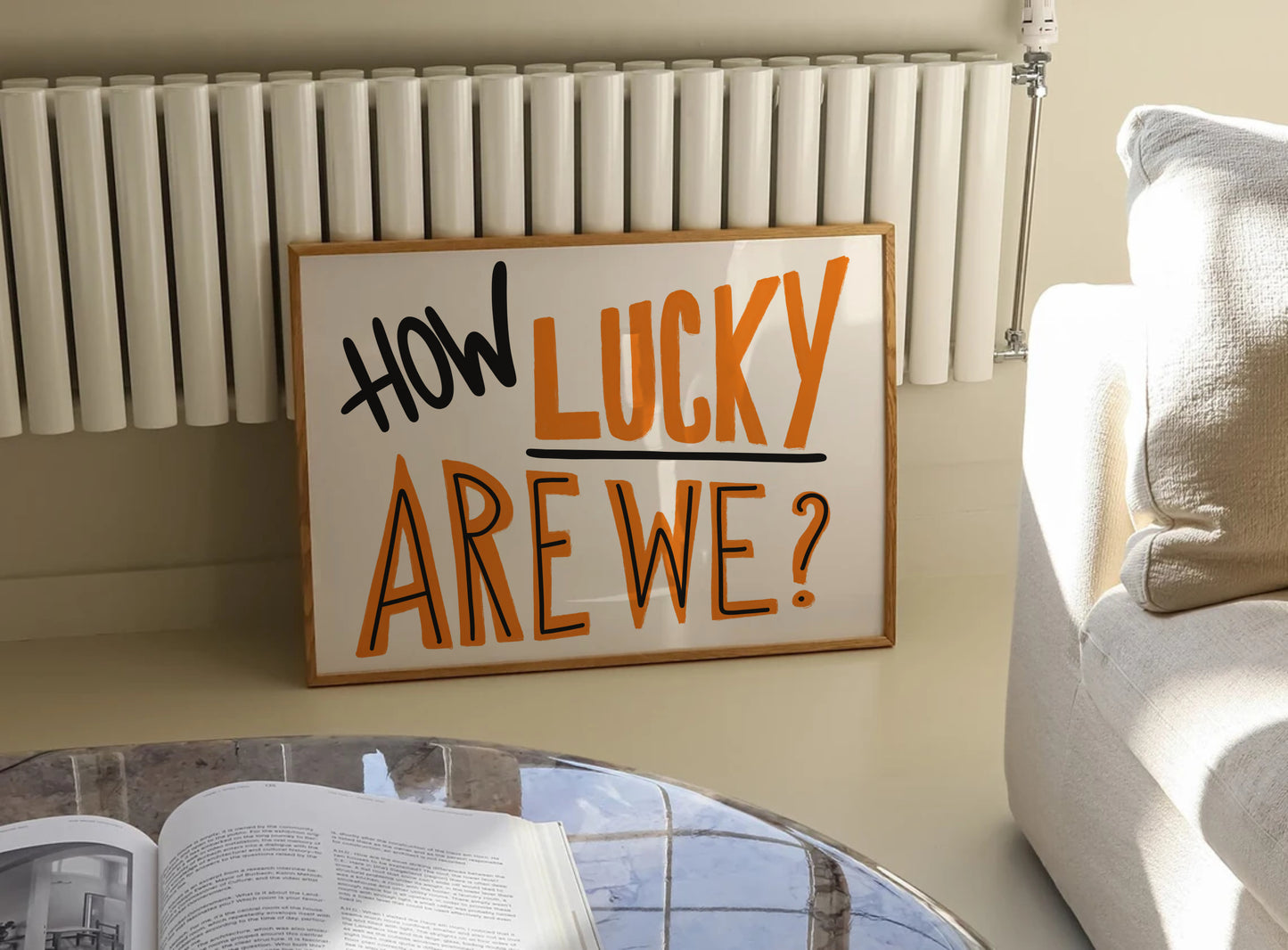 How Lucky Are We Print