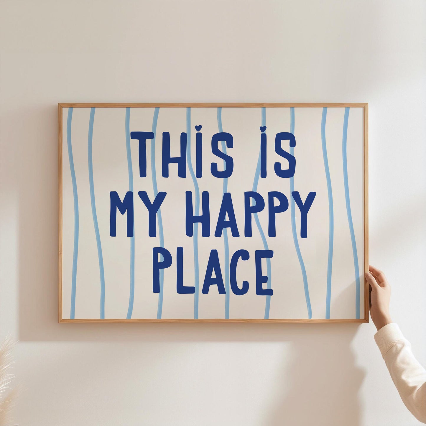 This Is My Happy Place Coastal Print