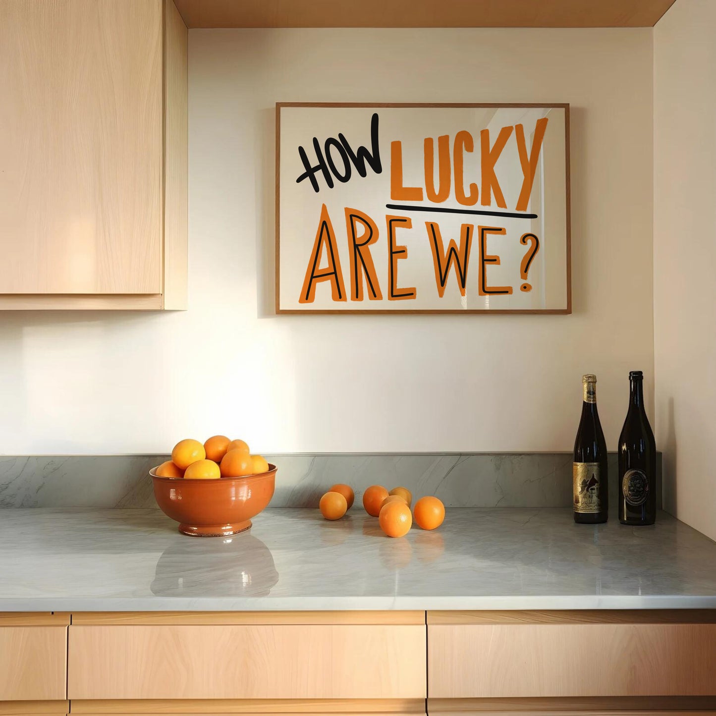 How Lucky Are We Print