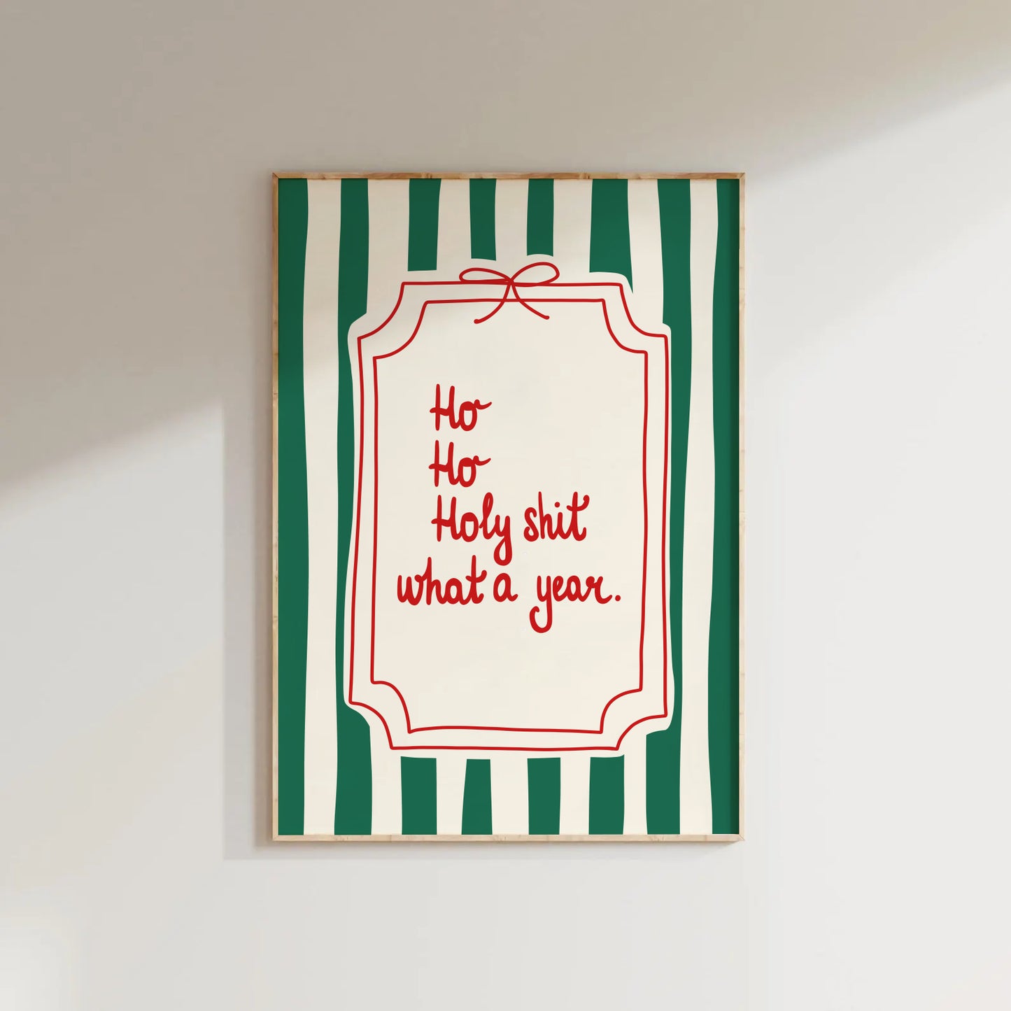 Ho Ho Ho Christmas Print