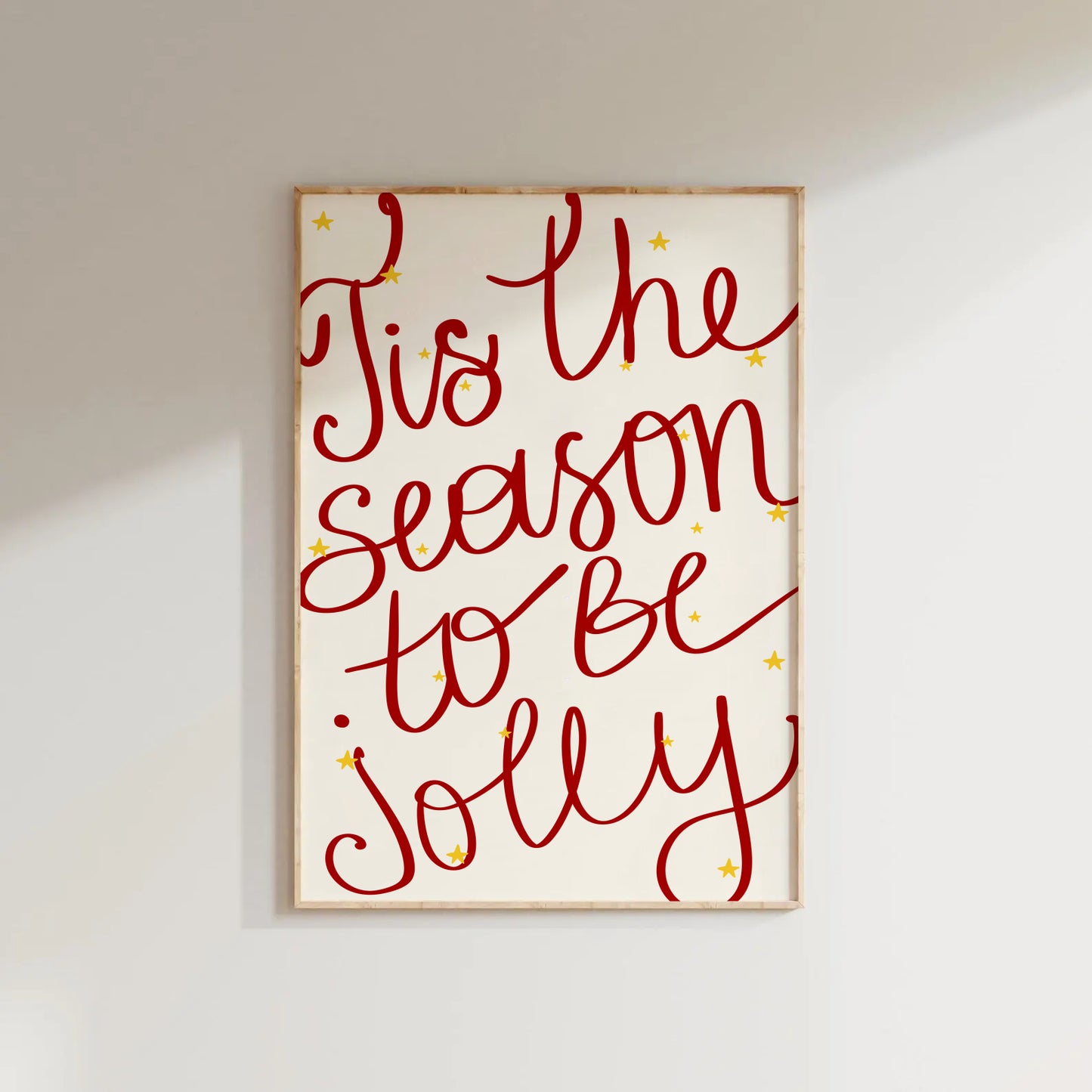 Tis The Season To Be Jolly Print