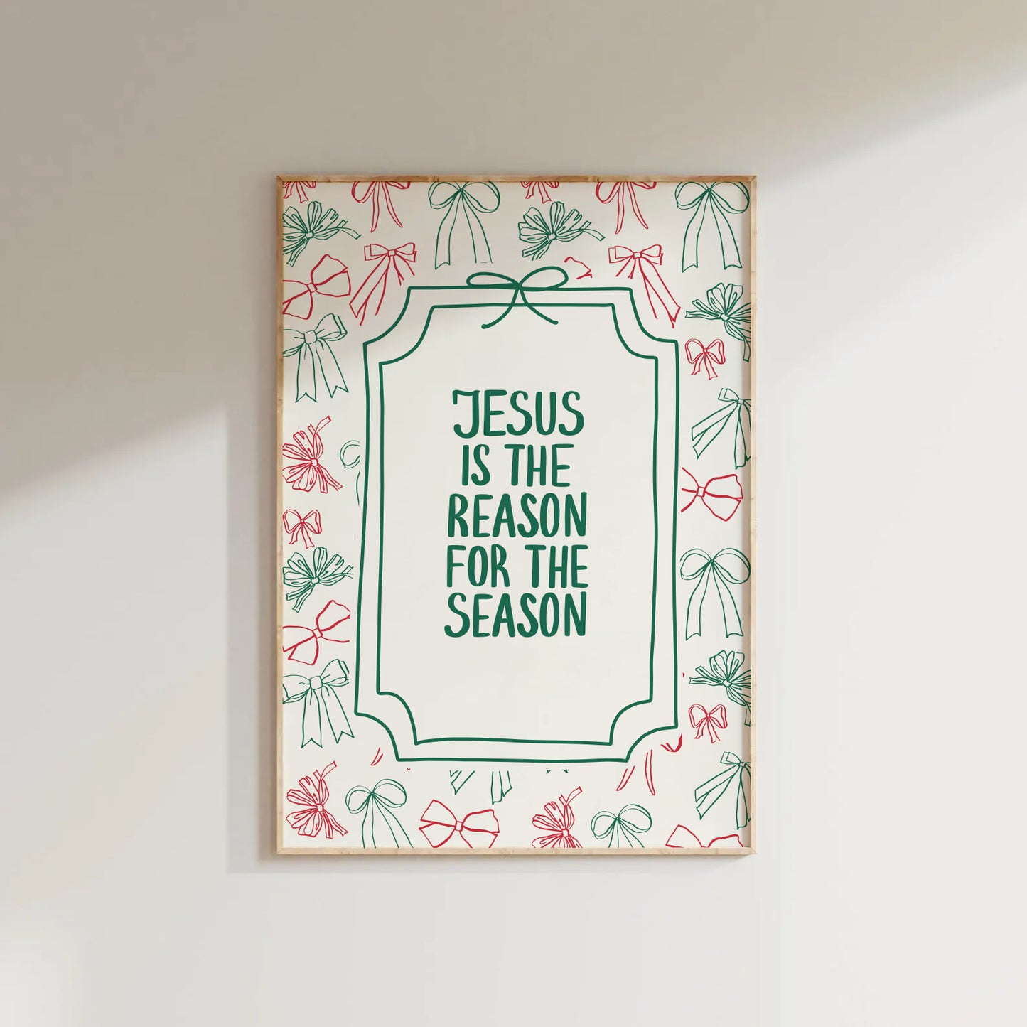 Jesus Is The Reason For The Season Print
