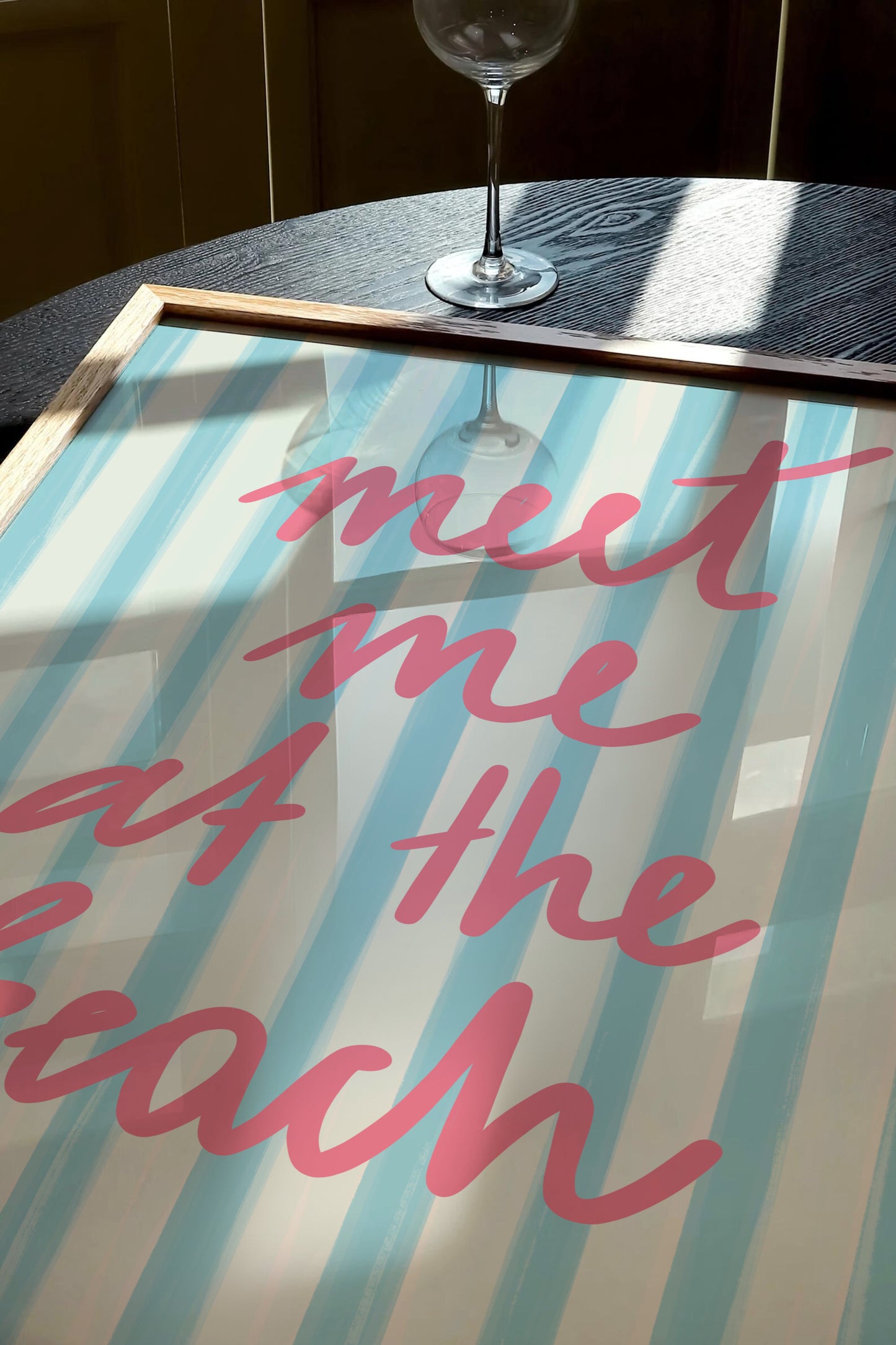 Meet Me At The Beach Print