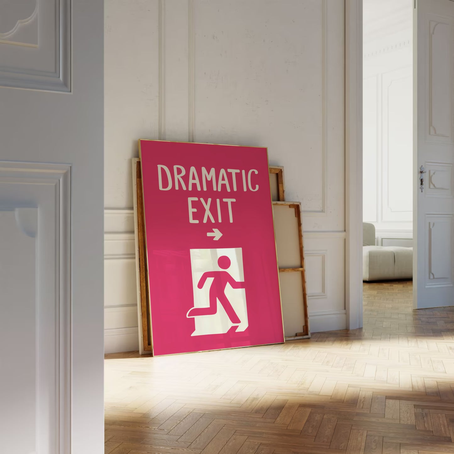 Dramatic Exit Print