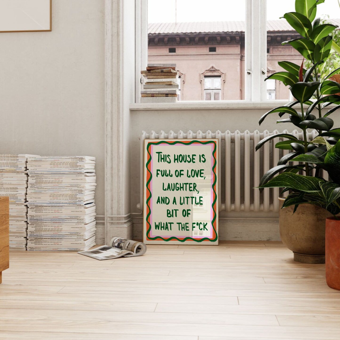 House Full Of Love Print