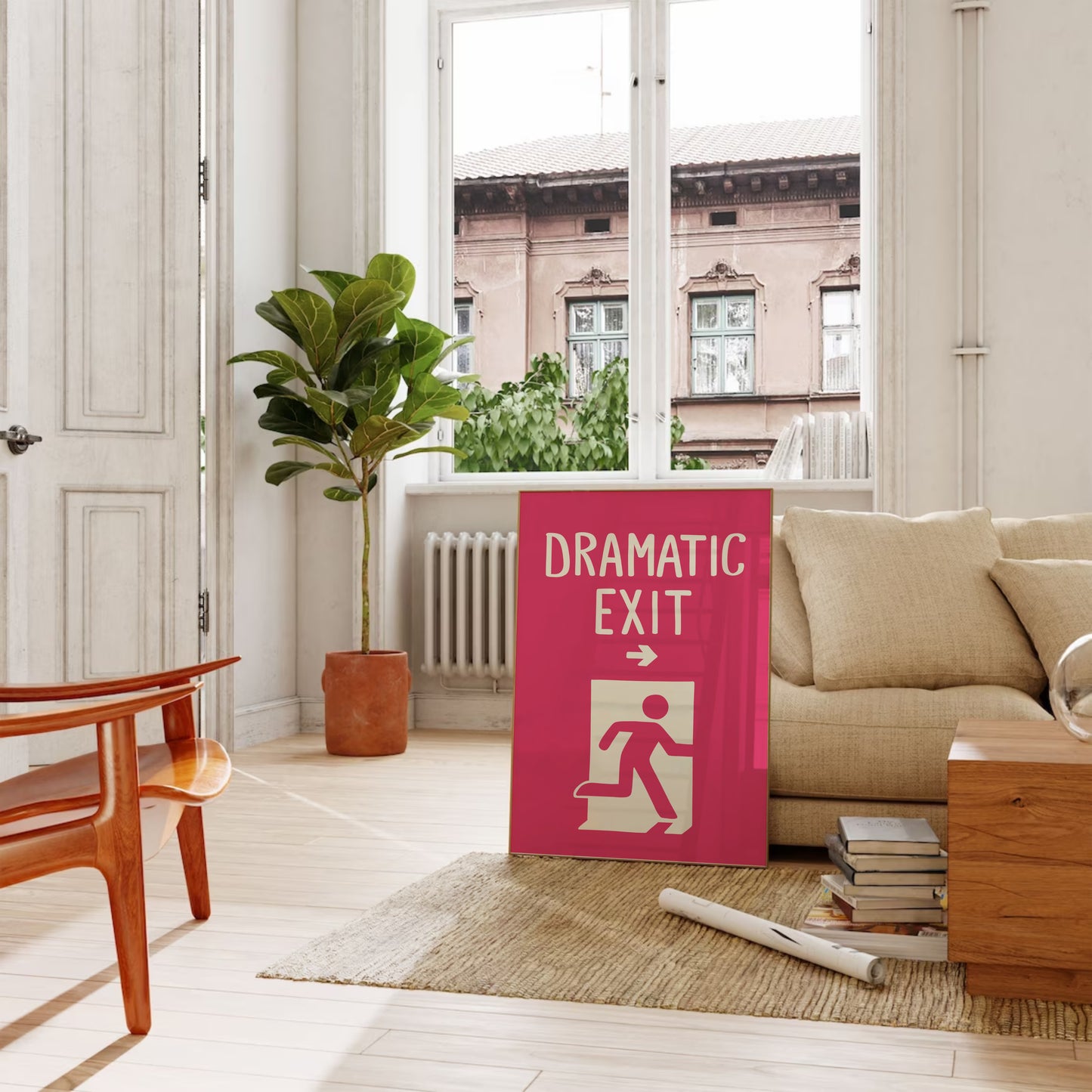 Dramatic Exit Print
