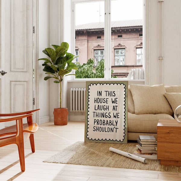 Funny Family Home Print