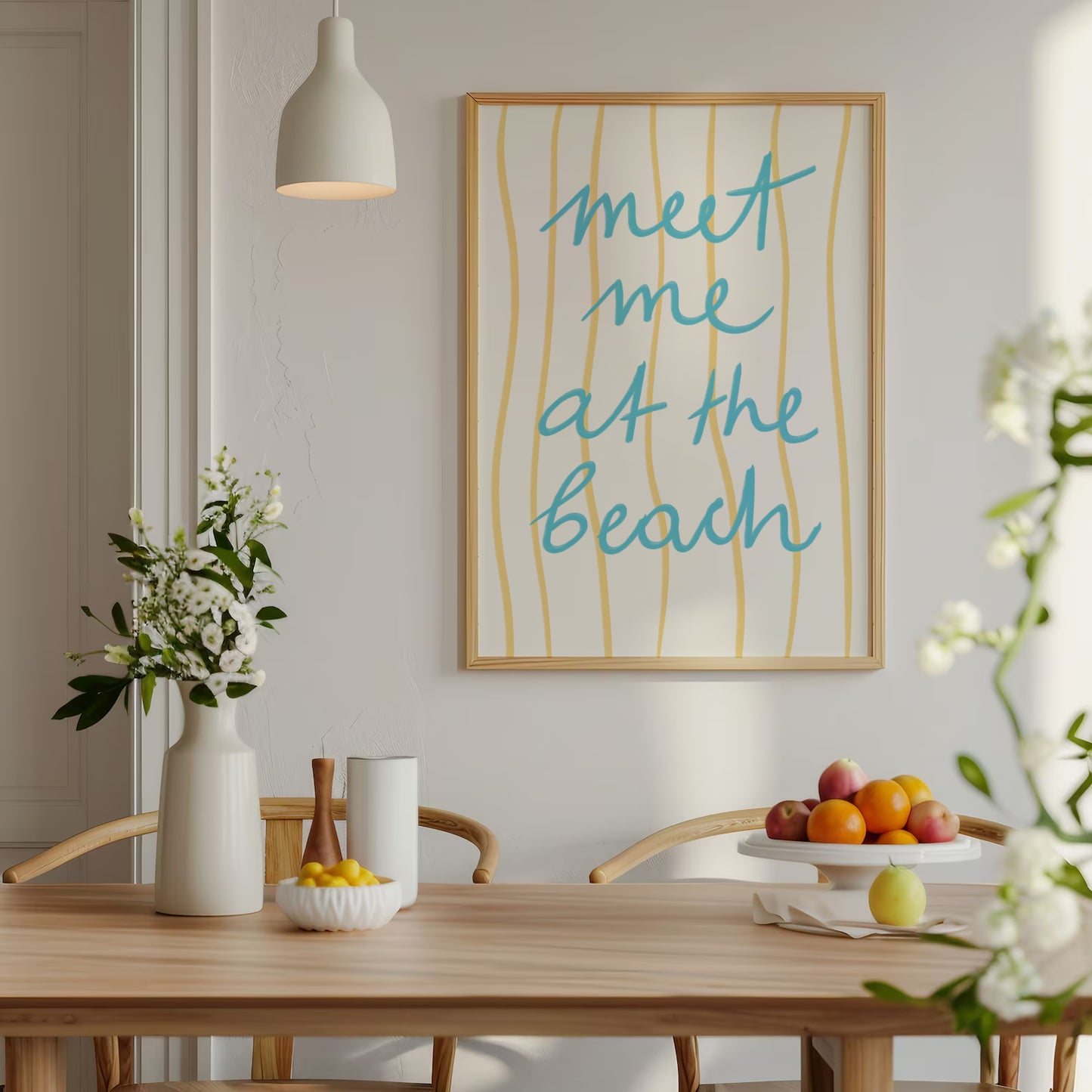 Meet Me At The Beach Print