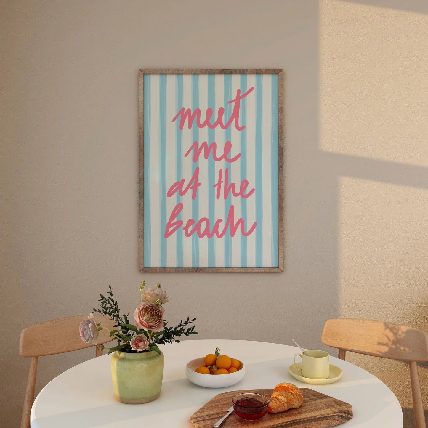 Meet Me At The Beach Print