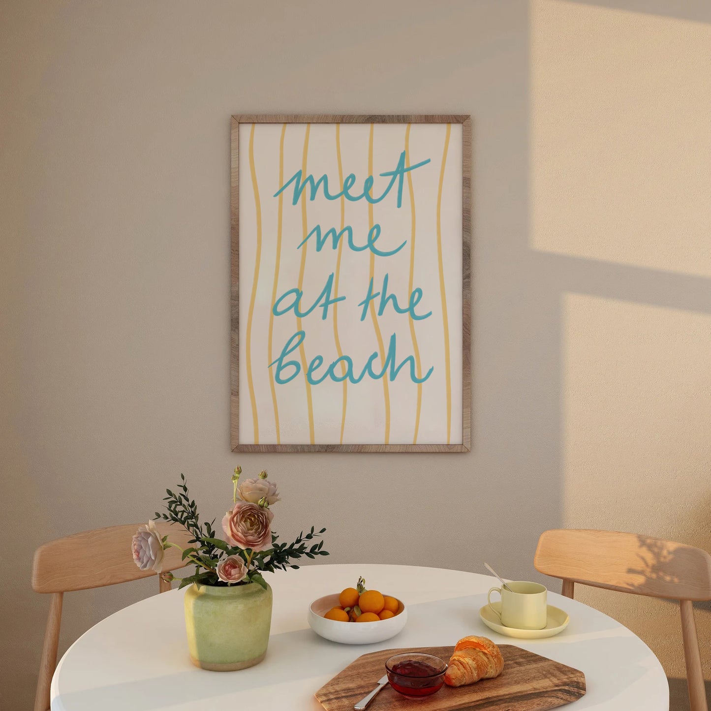 Meet Me At The Beach Print
