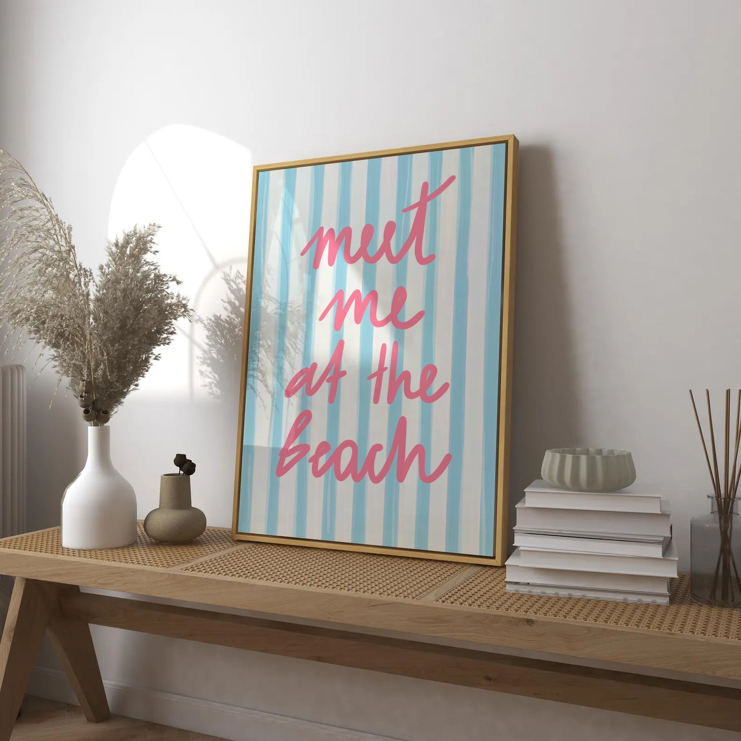 Meet Me At The Beach Print