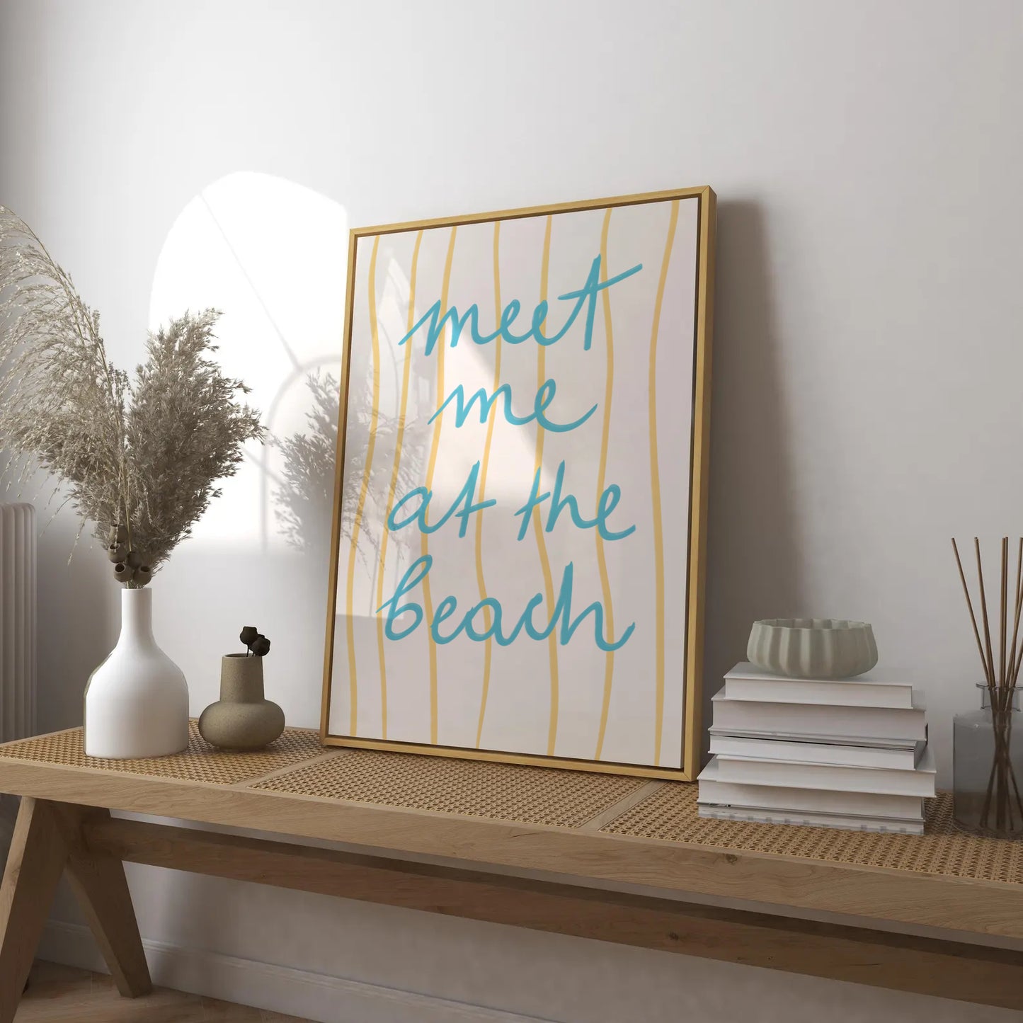 Meet Me At The Beach Print