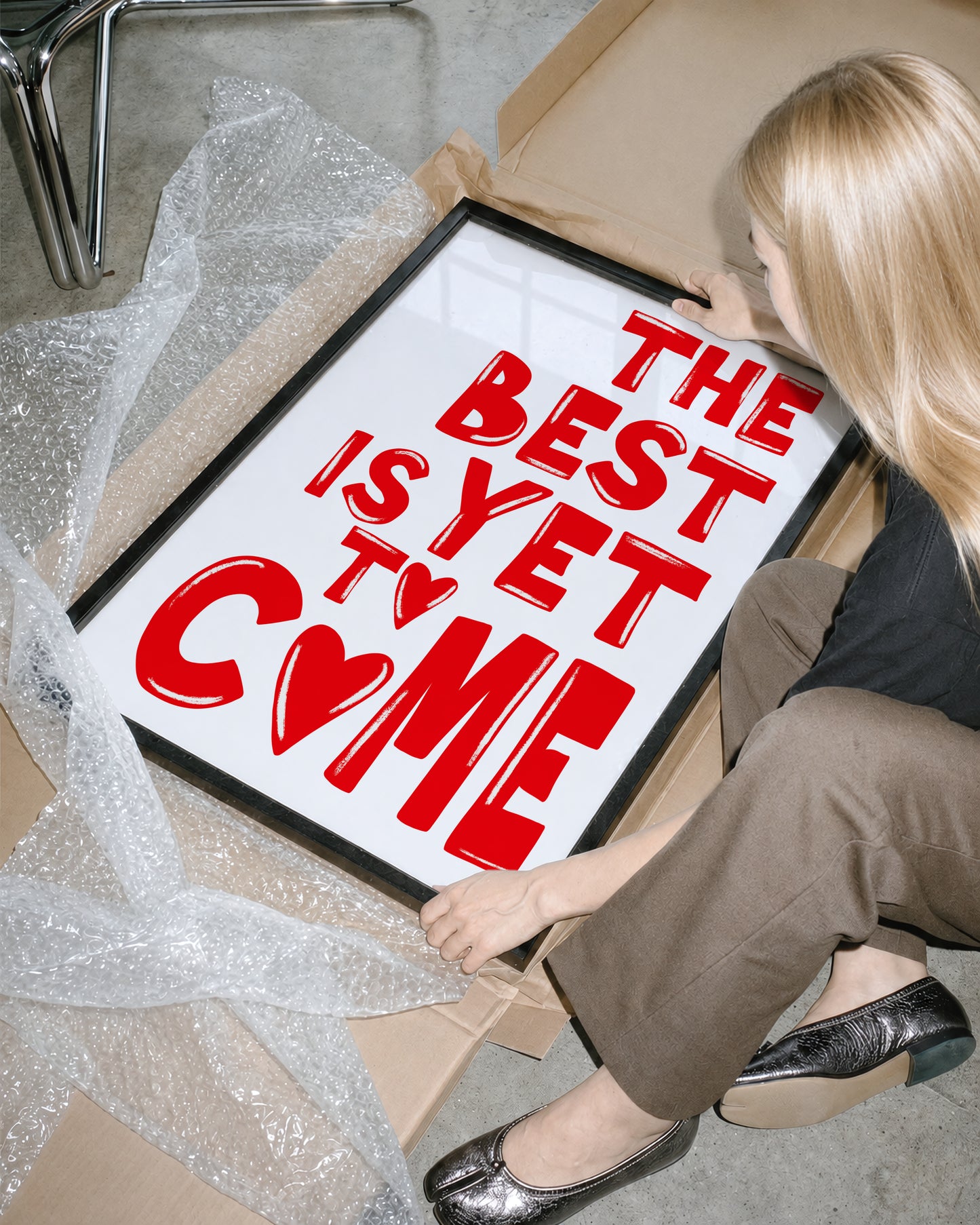 The best is yet to come print #red