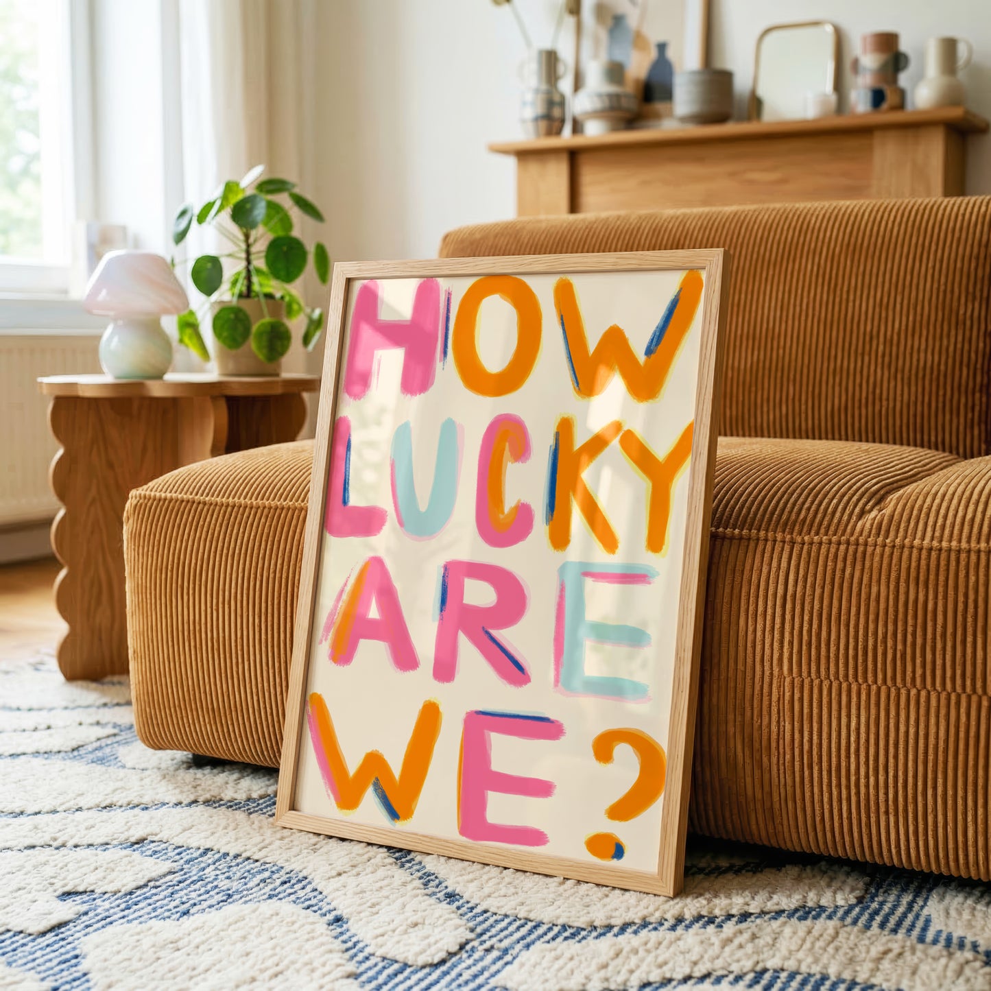 How Lucky Are We Print