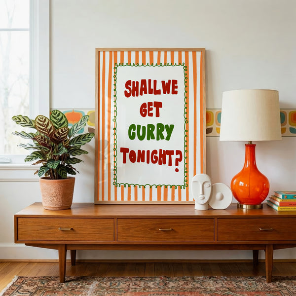 Shall We Get Curry Tonight Print