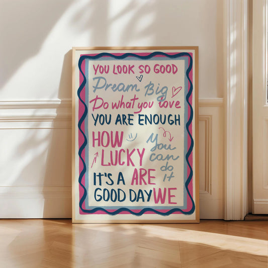 Motivational Quotes Print