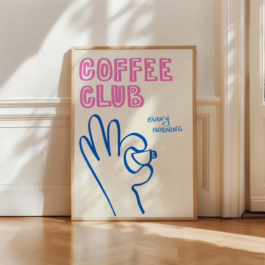 Coffee Club Print