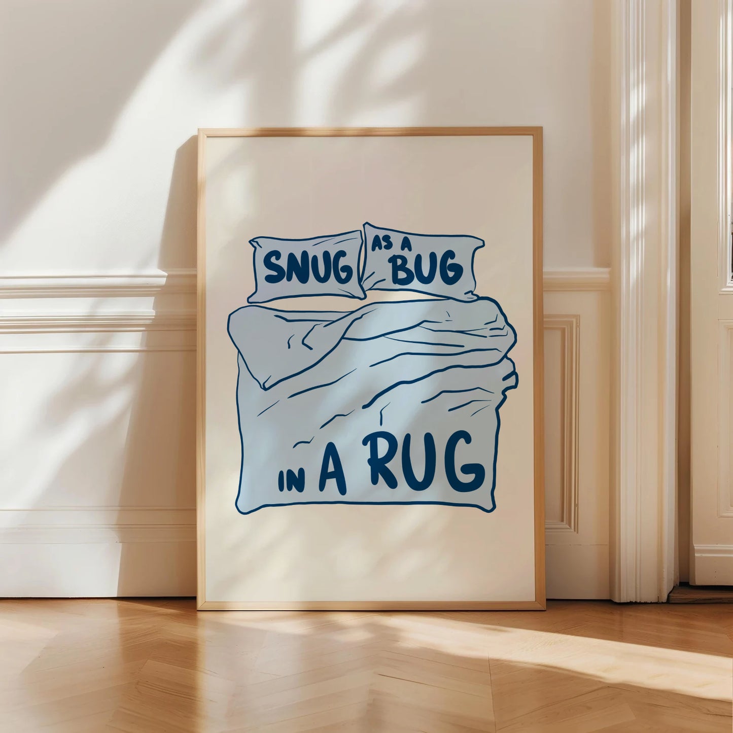 Snug As A Bug In A Rug Print
