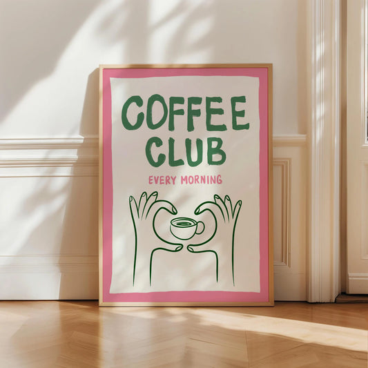 Coffee Club Print