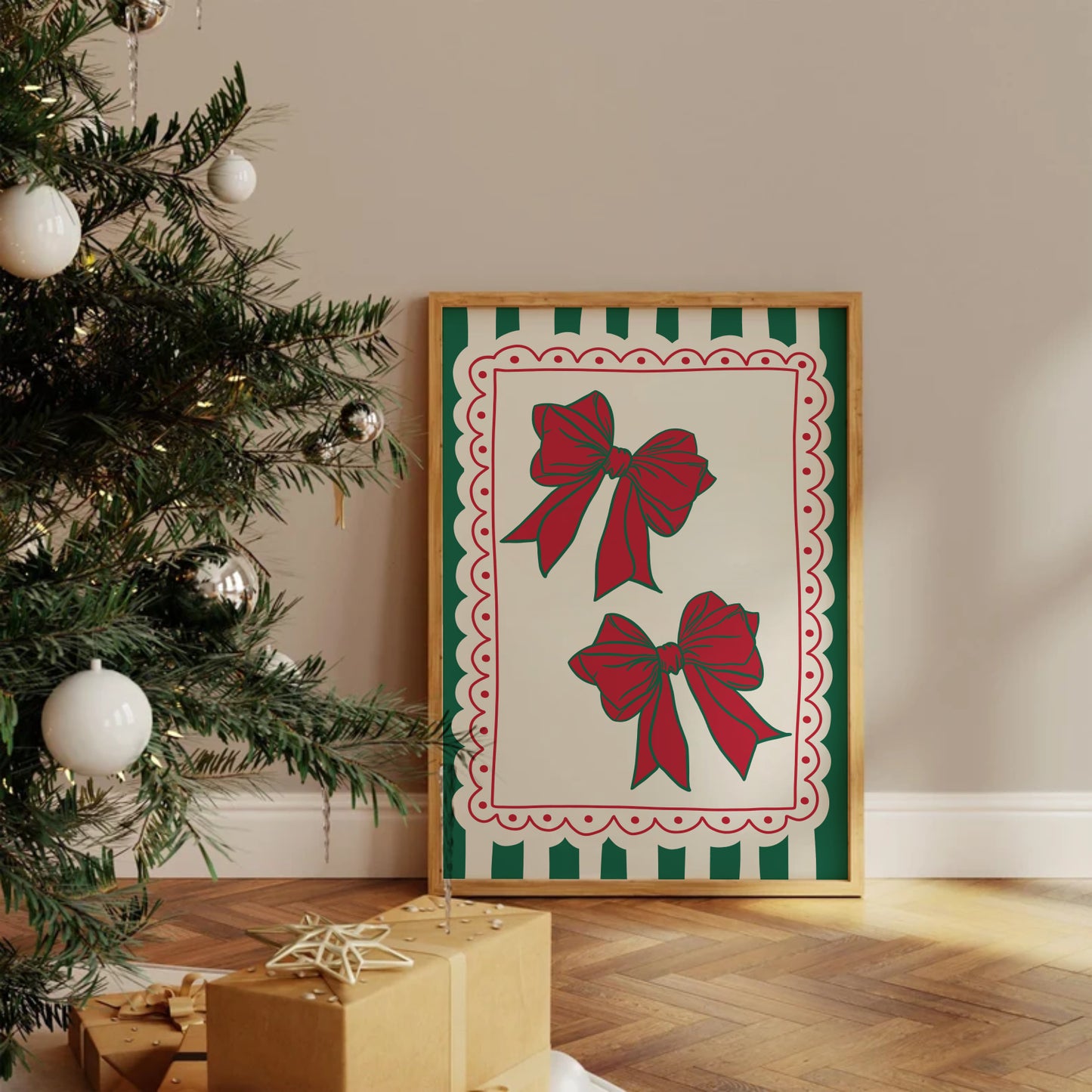 Christmas Bows Print