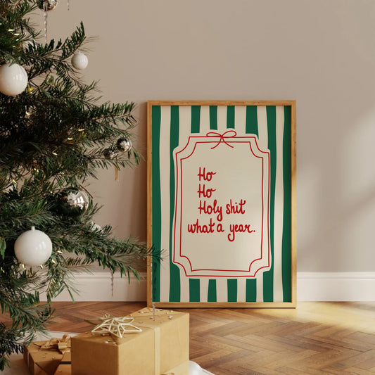 Ho Ho Ho Christmas Print