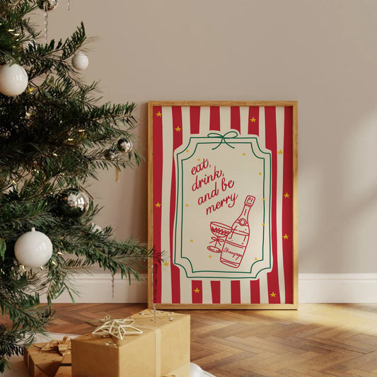 Eat Drink And Be Merry Print