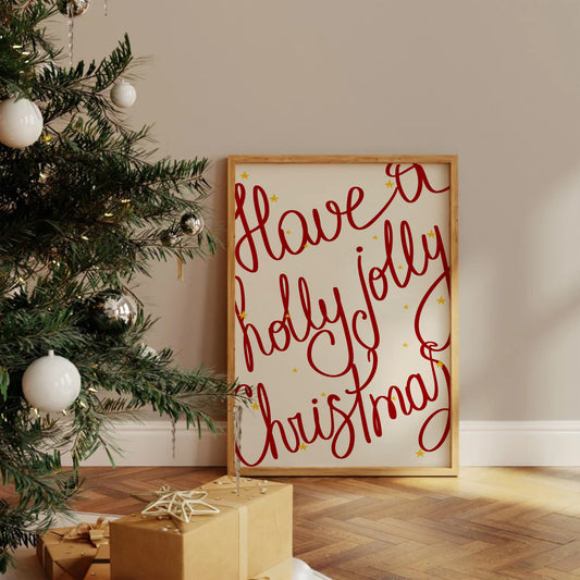 Have a Holly Jolly Christmas Print