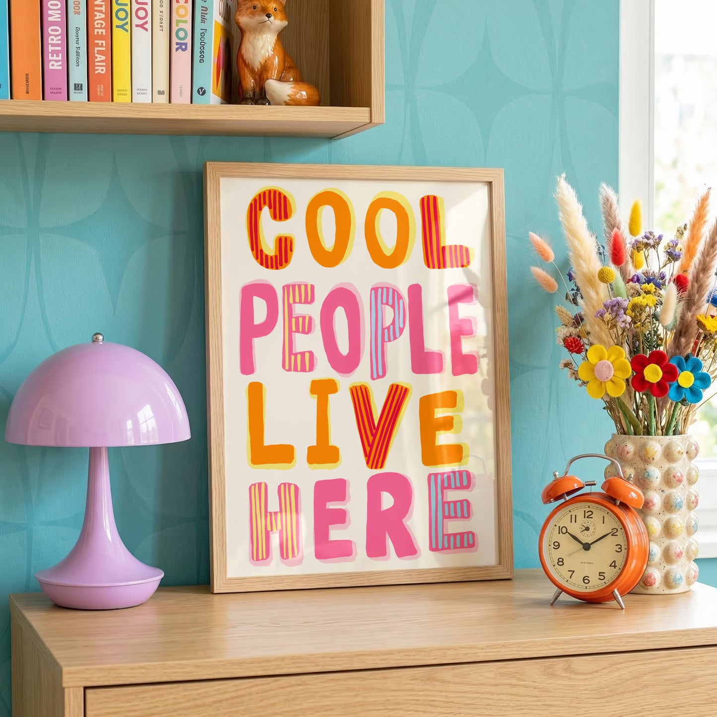 Cool People Live Here Print