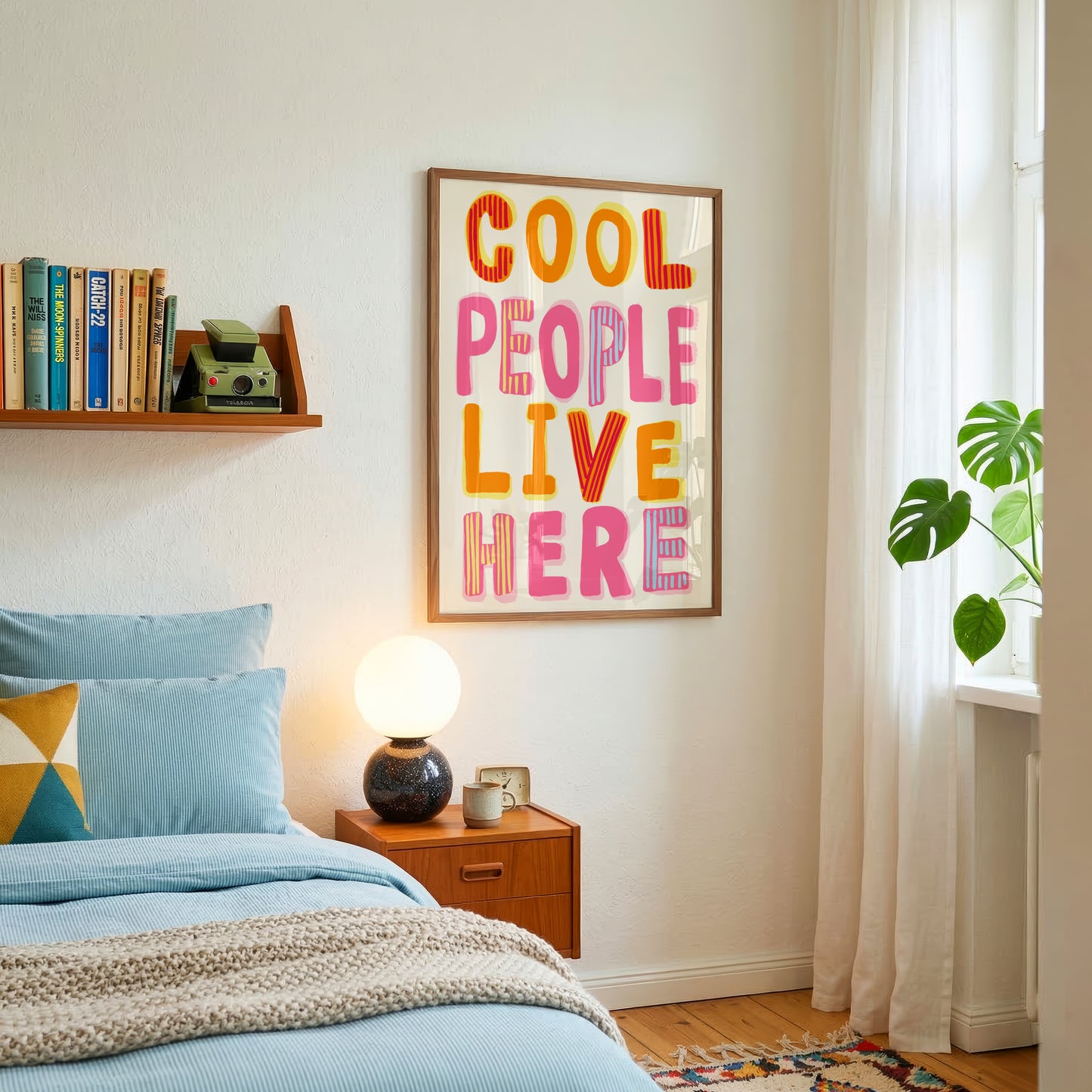 Cool People Live Here Print