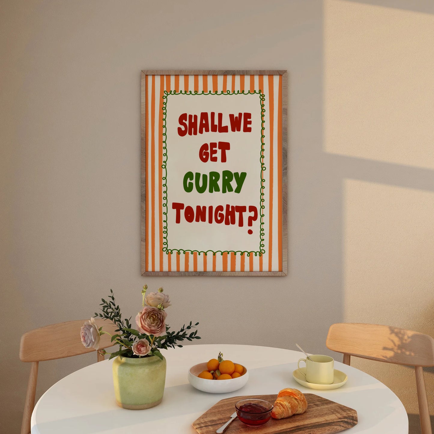 Shall We Get Curry Tonight Print
