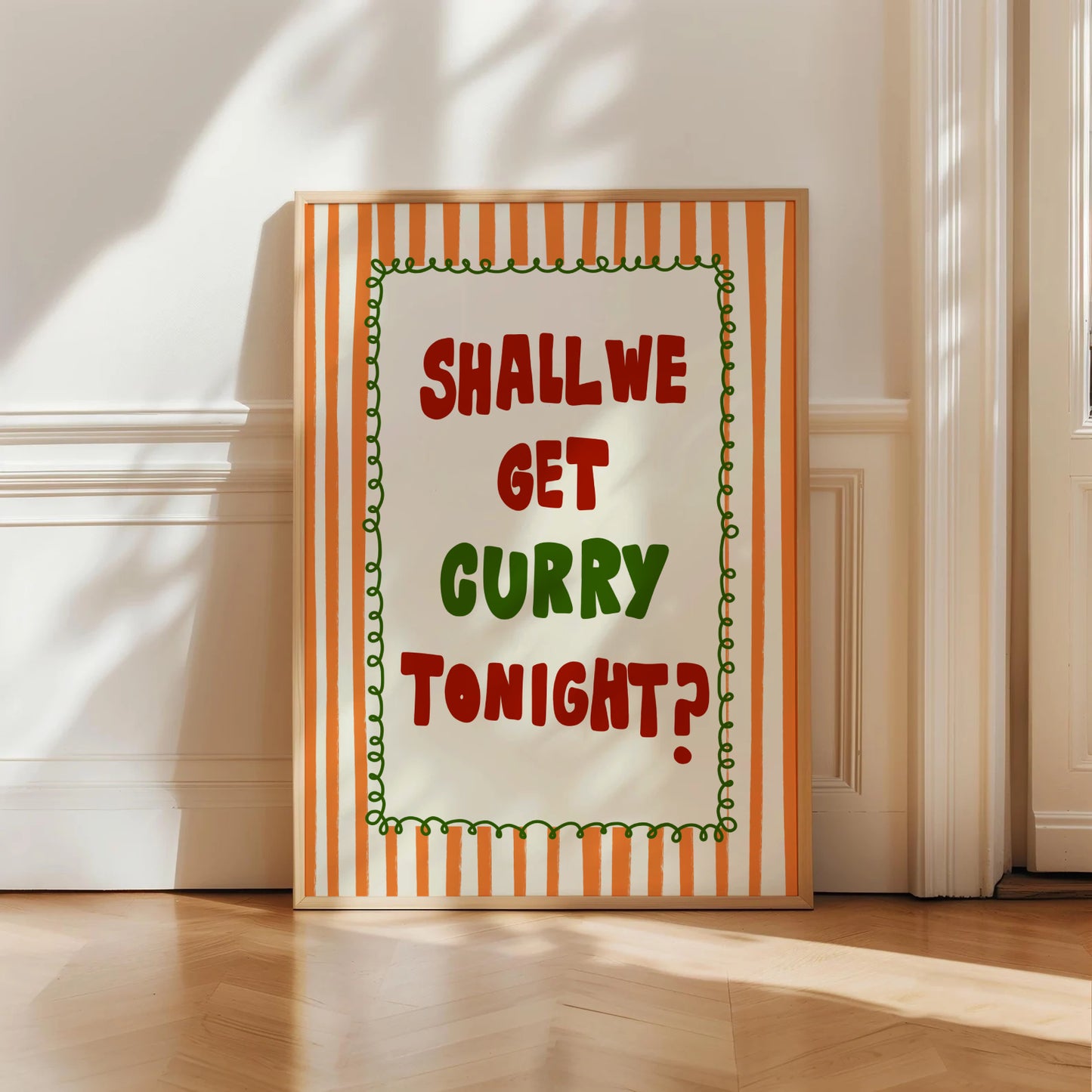 Shall We Get Curry Tonight Print