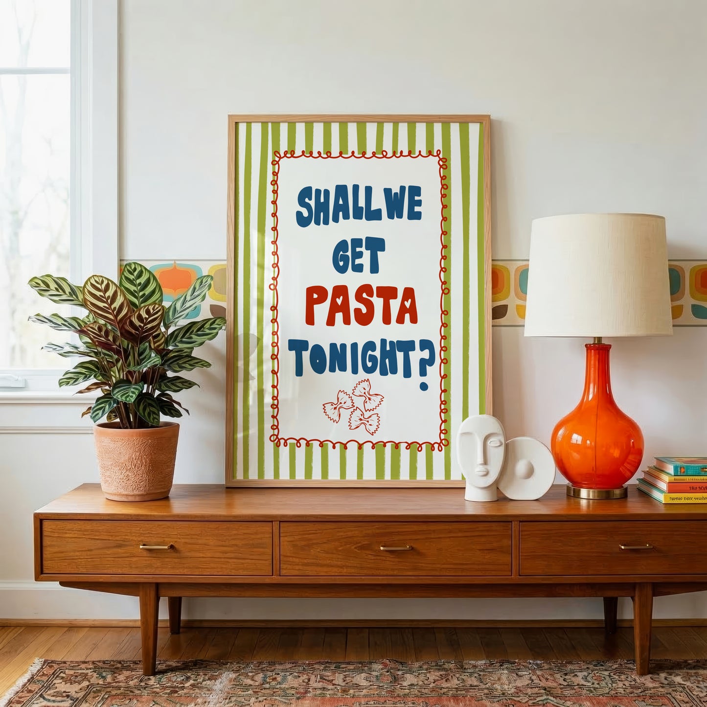 Shall We Get Pasta Tonight Print