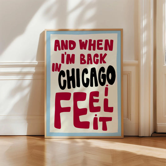 Back In Chicago Print