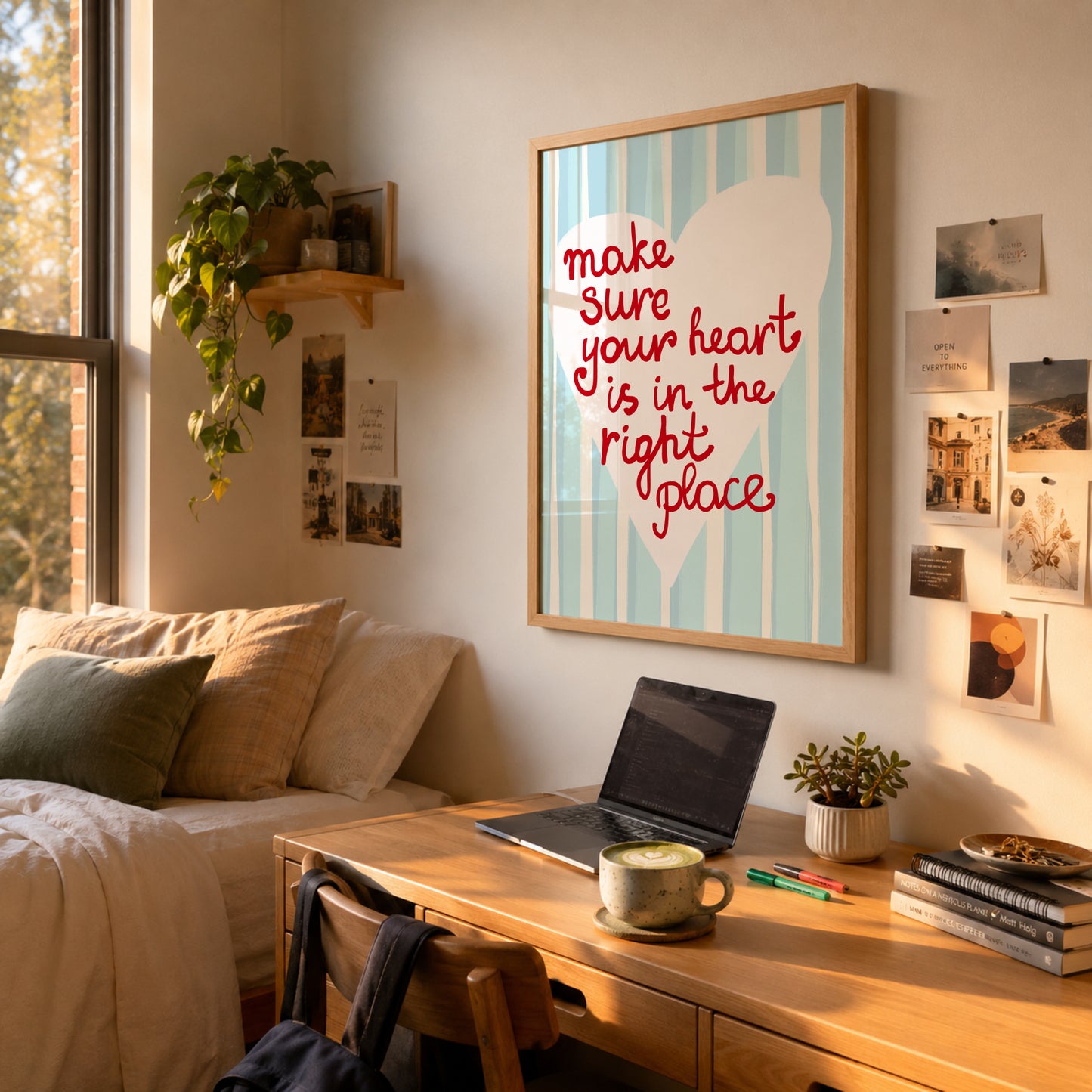 Heart Is In The Right Place Print