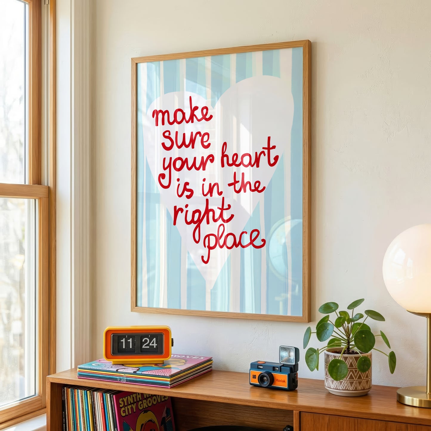 Heart Is In The Right Place Print