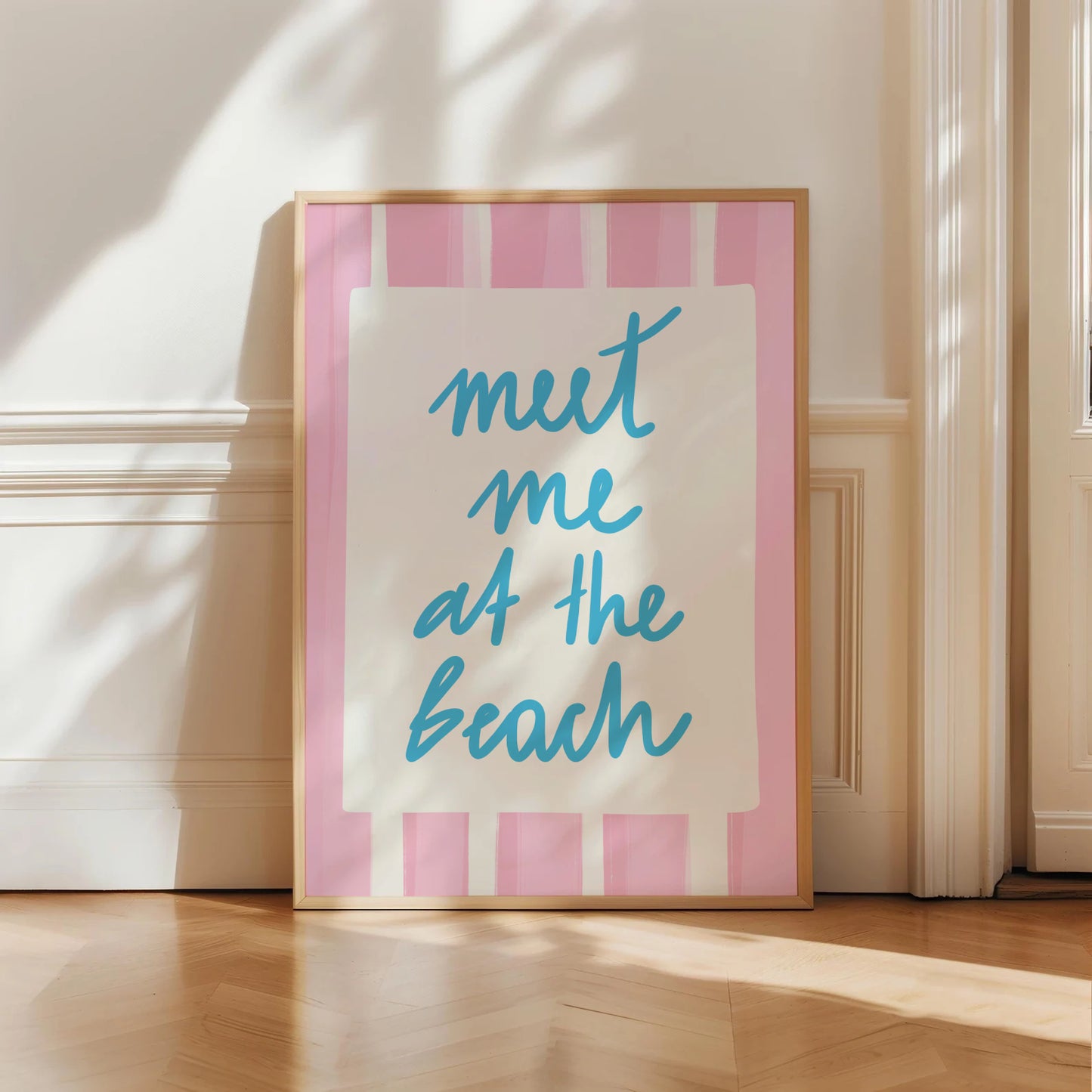 Meet Me At The Beach Print