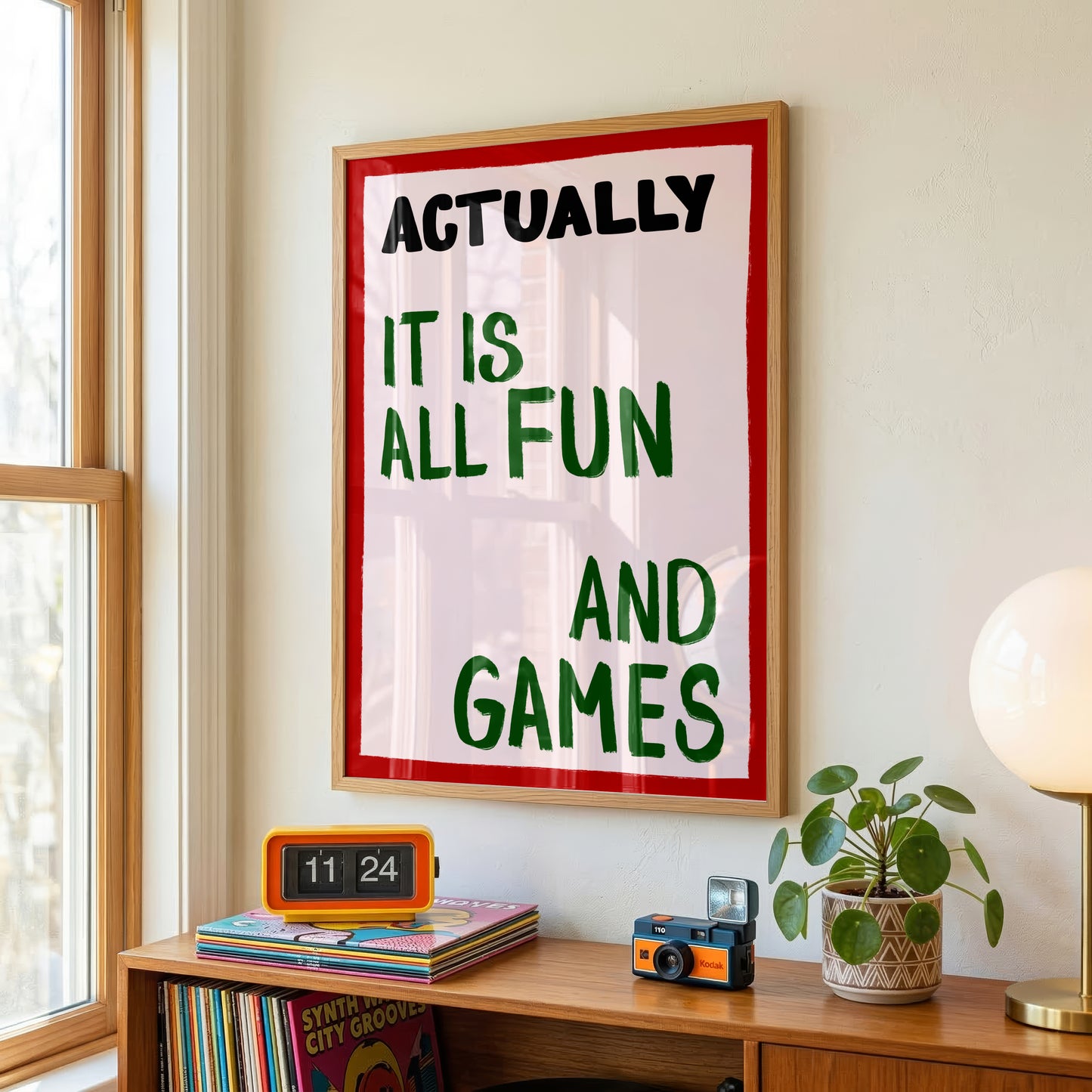 Actually It Is All Fun And Games Print