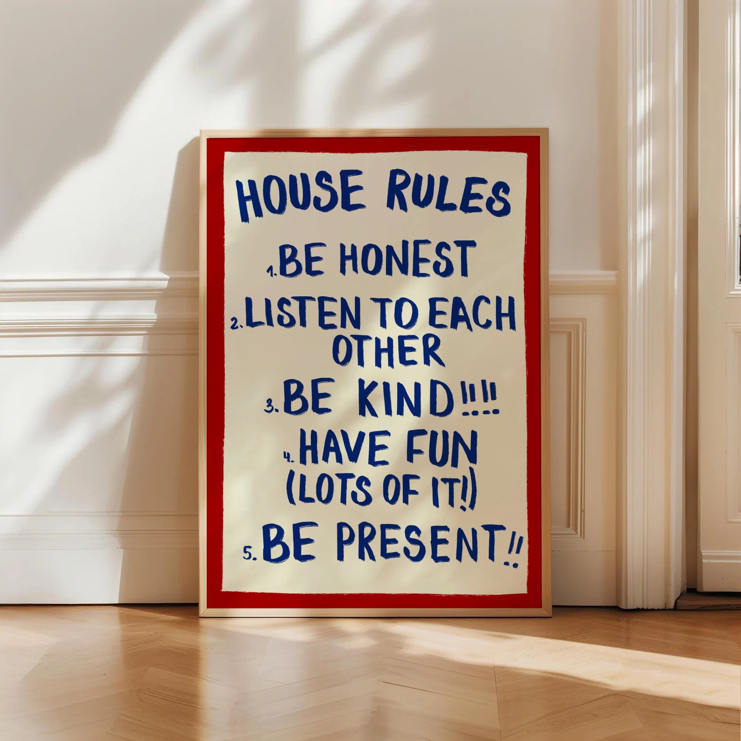 House Rules Print