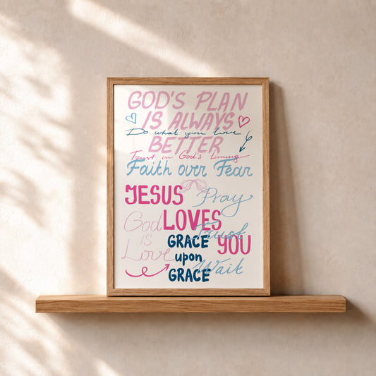 God's Plan Is Always Better Print