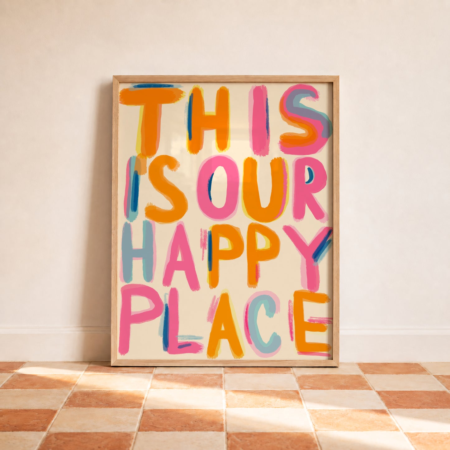 This Is Our Happy Place Print