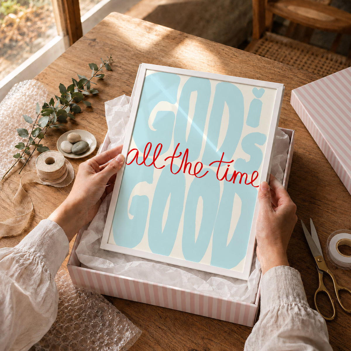 God Is Good All The Time Blue Print