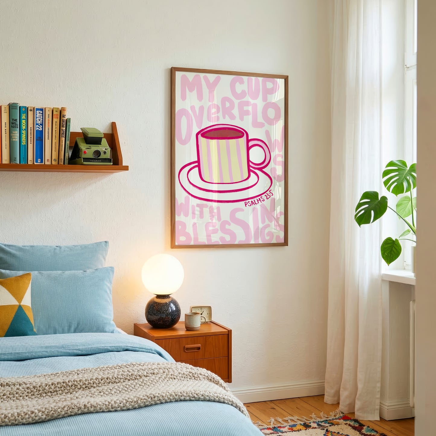 My Cup Overflows With Blessings Print