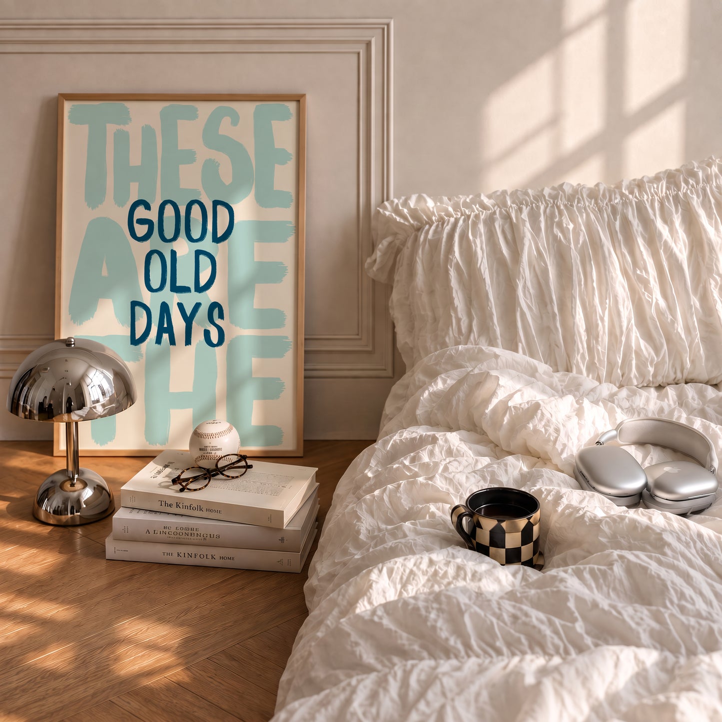 Blue These Are The Good Old Days Print