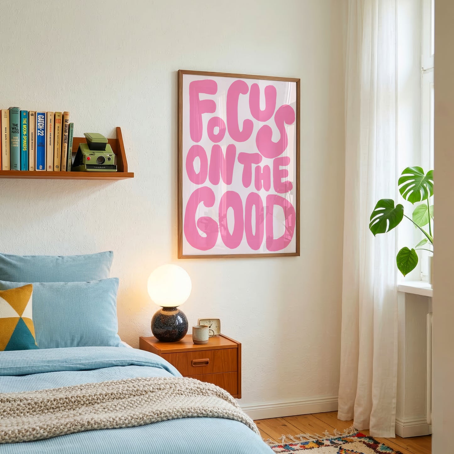 Pink Focus On The Good Print